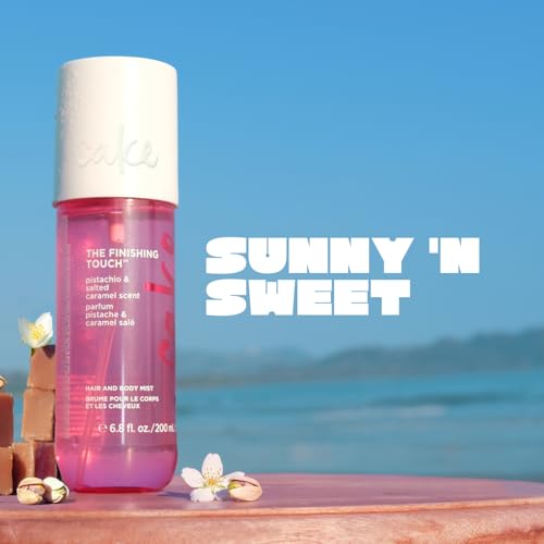 Image of Cake Beauty Hair & Body Mist, The Finishing Touch - Pistachio & Salted Caramel Scent - Infused with Vitamin E & Argan Oil - For All Skin & Hair Types 2 Pack