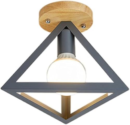 Miniatura 9 de RCIDOS Nordic - Lámpara de techo semiempotrada para el hogar, pasillo, montaje empotrado, E27, fácil de instalar, iluminación creativa para pasillo,