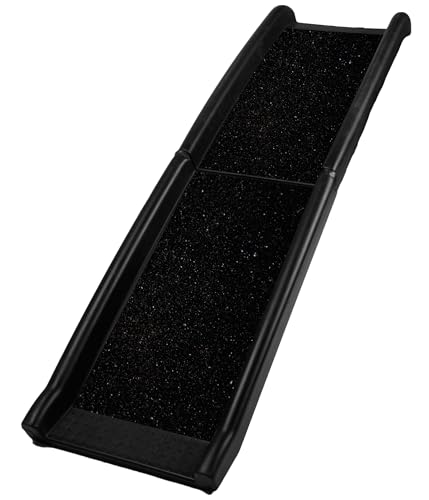 Dehner Lieblinge Hunderampe Bridge, ca. 160 x 40 cm, Kunststoff/Gummi, schwarz