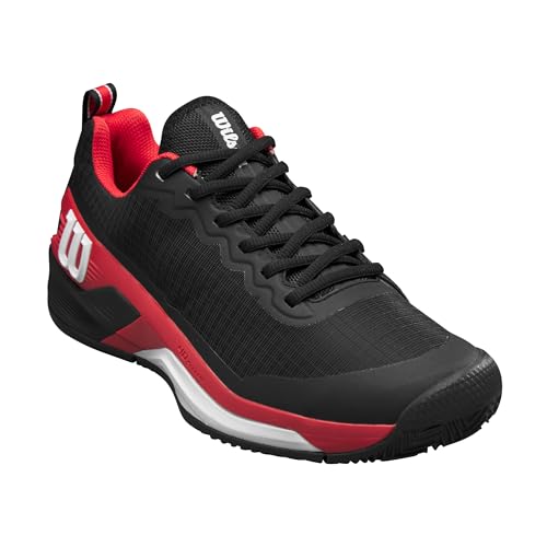 WILSON Men's Tennis Shoe, Black Infrared White, 11 AU