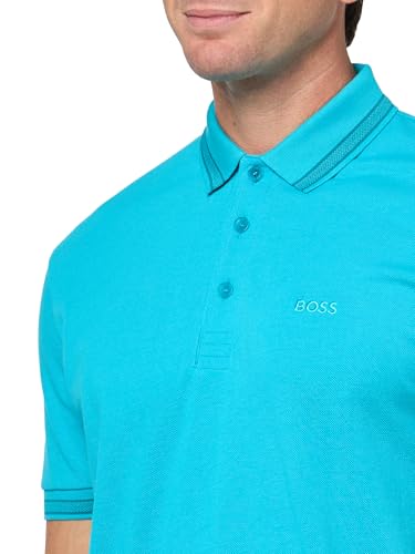 Image of BOSS Mens Paddy Short Sleeve Polo Shirt