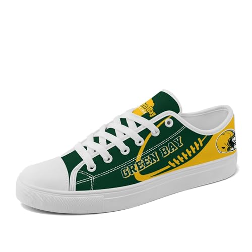 Custom Canvas Shoe,Personalized Custom Canvas Sneakers,Football Style Casual Shoes,Casual Sneakers Lace up Shoes for Women Men Fans Gift4