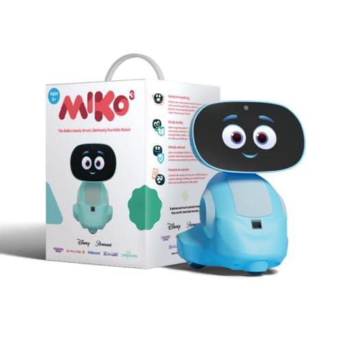 Image of Miko 3 AI Robot for Kids | STEAM Learning, Apps & Games | Ages 5-12 | Blue