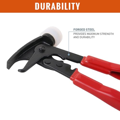 Image of Wheel Weight Pliers, Tire Weight Removal Tool, Pliers Balancing Tool for Installation and Removal of Clip-on Weights