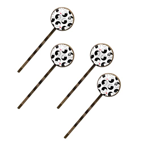 Accessoires cheveux Yin Yang cœurs de chats faits main pour coiffure élégante