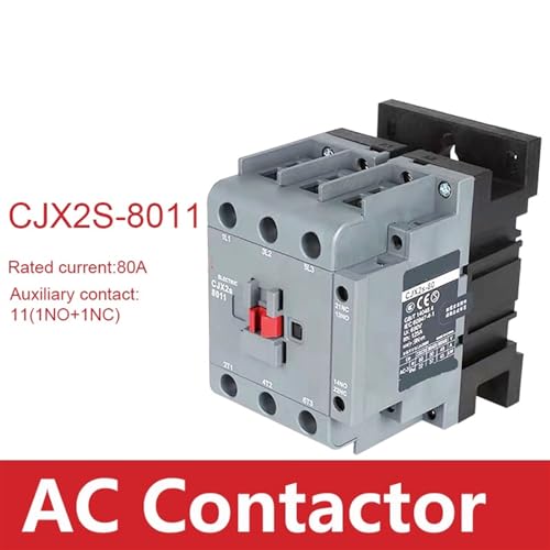 Contacteur AC triphasé 80A CJX2s pour commande moteur et automatisme industriel