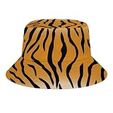 Tiger Bucket Hat for Women Men, Outdoor Foldable UV Protection Fisherman Sun Hat Full Print Beach Travel Summer Cap