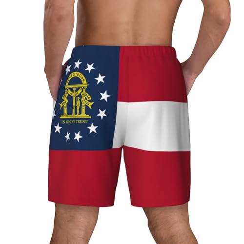 Short de bain homme Géorgie anti irritation avec boxer de compression