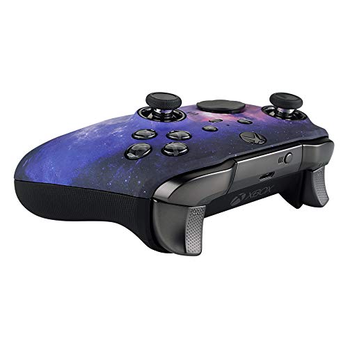 Extremerate Nebula Galaxy Patterned Faceplate Cover, Soft Touch Front Housing Shell Case Replacement Kit For Xbox One Elite Series 2, Xbox Elite 2 Core Controller Model 1797 - Accent Rings Included #TOP6