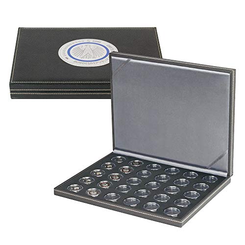 Estuche NERA M Black LINDNER para 30 monedas de 5 EUR alemanas