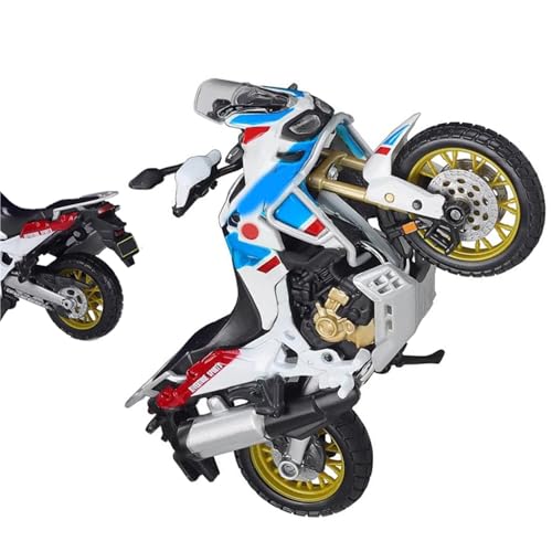 Moto miniature Africa Twin 1:18 réplique précise métal anti-poussière