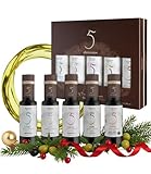 5 Elementos Gran Selección Estuche Premium de Aceite de Oliva Virgen Extra 5x100ml | Regalo Gourmet con Variedades Exclusivas | Cornicabra, Picual, Redondilla, Hojiblanca y Arbequina