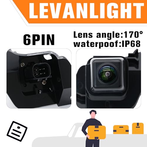Image of 86790-04021 Rear View Back Up Camera Compatible for Toyota Tacoma 2014 2015 Replaces# 86790-04021, 8679004021.6PIN