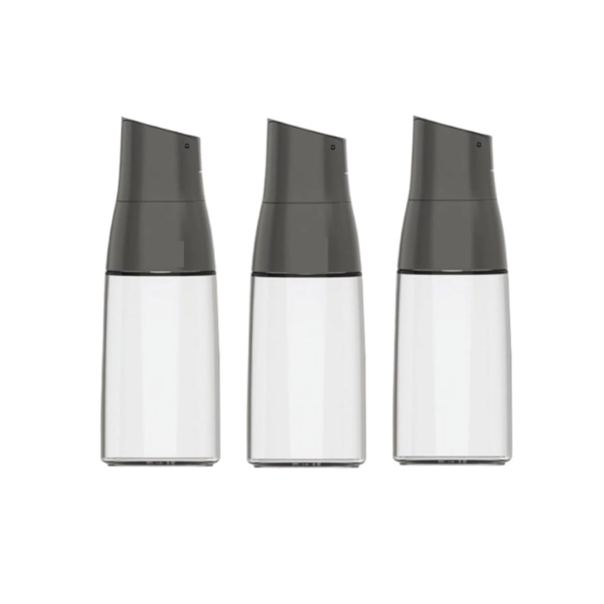 Set di 3 dispenser di olio in vetro, bottiglie di olio d'oliva, aceto e salsa di soia, contenitori da cucina, eleganti ampolle blu per olio e aceto per cucinare