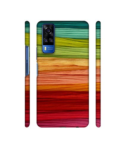 Image of Colorfull Thread Design 3D Printed Hard Back Case Cover for Vivo Y51A / Y31 (2021)