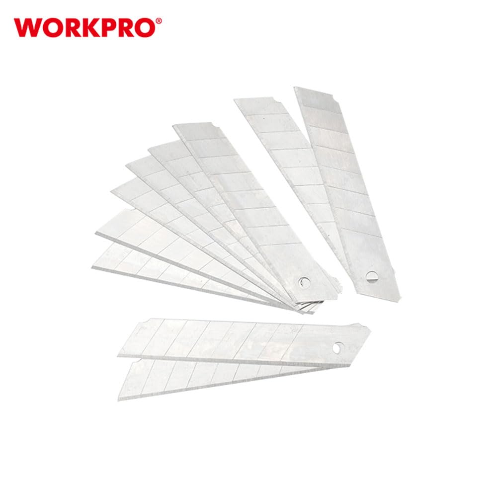 WorkPro WP212002 18 mm 10’lu Maket Bıçağı Yedeği