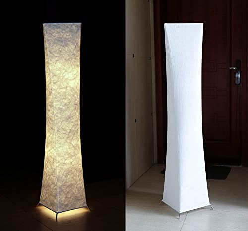 Lámpara de pie LED Softlighting de diseño minimalista premium con pantalla textil para salón