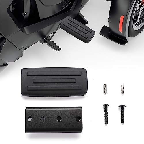 KEMIMOTO Brake Pedal Compatible with Can-Am Ryker 600 900 Sport Rally Edition Large Brake Foot Rest Extended Pedal Footboards (No drill)