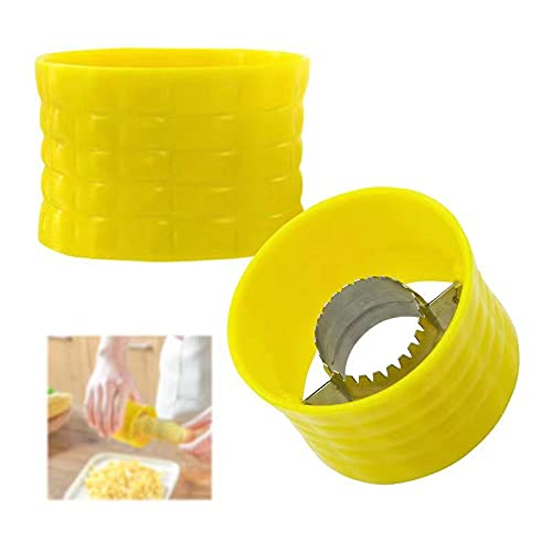 2Pcs Cob Corn Stripper Corn Stripping Tools, Corn Cutter Off Cob Corn Peeler Corn Shucker for Kitchen Gadget