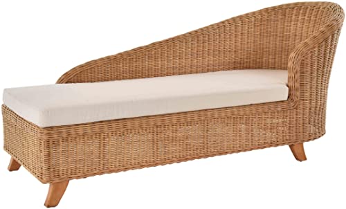 Krines Home Rattanliege Roma Lounge Liege Ottomane Recamiere...