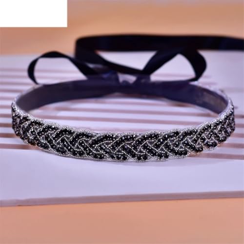 Rhinestones Dress Belt Women's Bow Sash Party Wedding Accessories Waist Decoration Bridal Belt4