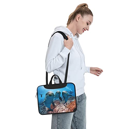 Sacoche ordinateur portable 13-14" léopard anti-rayures