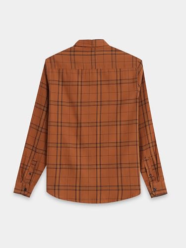 Image of GLORYBOYZ Men's Full Sleeve Checkered Casual Cotton Shirt S-2XL