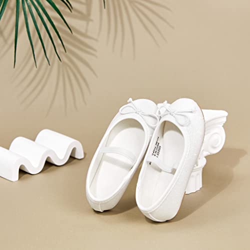 GINFIVE Toddler Girls Dress Shoes Little Girls Mary Janes Ballerina Flats Shoes Toddler4
