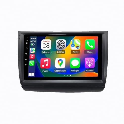 Android Auto y Carplay Toyota Prius 2002-2009 Pantalla Táctil de 4 Núcleos