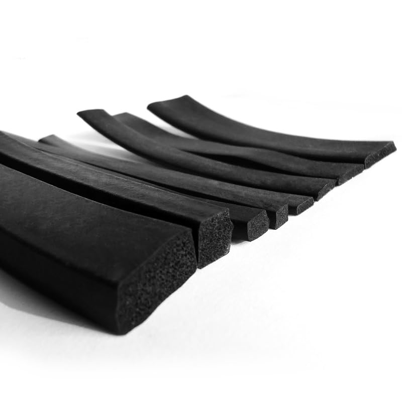 Nastro In EPDM RS PRO, 10.0mm X 10.0m X 5.0mm, Nero | RS - Foto 4