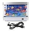 Lifelike Artificial Aquarium Moving Fish Night Light Toy for Kids, Baby, Office Desk, USB Power Up, Tropical Fish Tank Lamp Mini Decorative for Cat