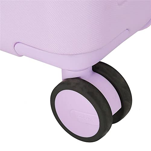 Pepe Jeans Accent Maleta de cabina, Morado, Rígida, 4 Ruedas dobles