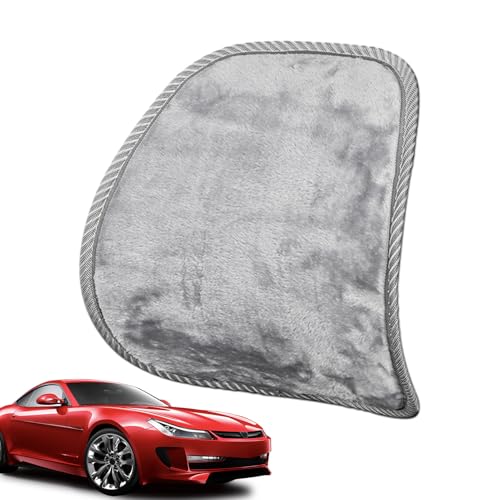 Liakyunf Almohada de Apoyo Lumbar,Cojín de Asiento con calefacción portátil | Soporte de curvatura de Alta Elasticidad, Tela de Felpa, para Asiento de Coche, Silla de Ruedas, hogar