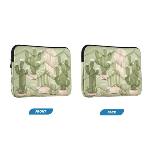 Funda para portátil 13-14 pulgadas color verde cactus impermeable miniatura 2