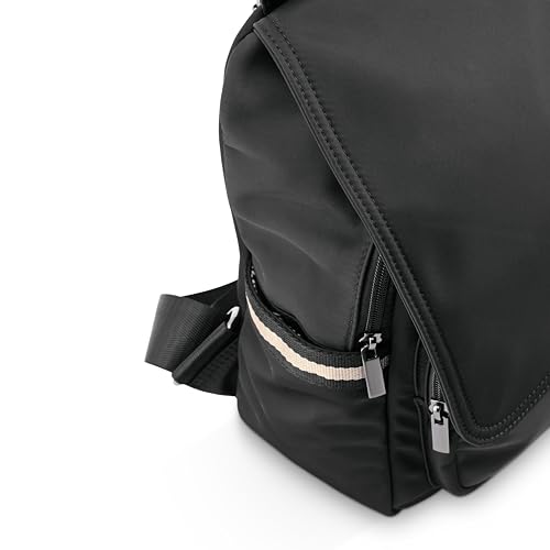 Image of Fastrack Casual Backpack for Girls | Nylon Women's Handbags | Space for 2 Bottle Holder| Ladies Purse Handbag | Backpack for Casual Carry