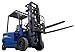 2025 TYPHON Vigor 2.5 Blue Electric Forklift 2.5 Ton Lifter Lift Truck Jitney Hi-Lo