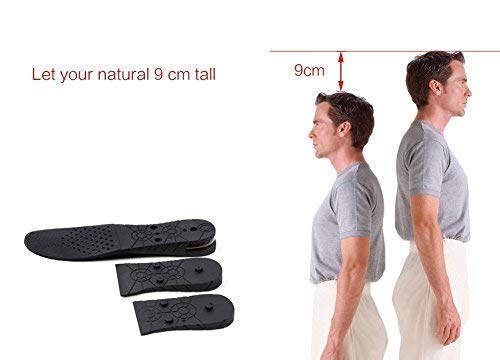 Image of 4 count (1 Pair) Layer Heightening Shoe Insole Adjustable Lift Insert Breathable Pad | Height Increase shoe Insoles | Invisible Boots Lift Insoles | Elevated Cushion Heel | For Men And Women