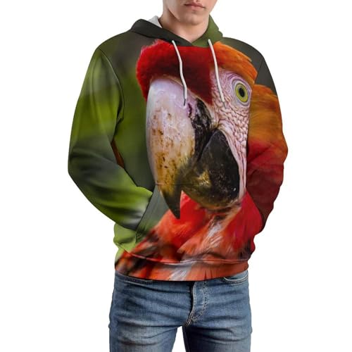 Sweats à capuche perroquet au design unique pull unisexe premium S - 6