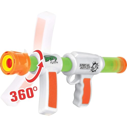 Image of ToyBharat Sports Gun Toys for Kids 5 Years | Fun Target Shooting Blaster Gun with 5 Soft Foam Bullets | Blaze Storm Hot Fire Toy Gun for Boys, Girls, Teen, Adults | Birthday Gift - Made in India