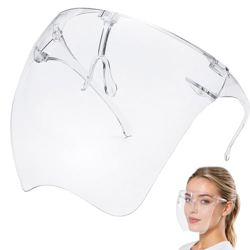 Nail Face Mask for Nail Drill: Salon Clear Visibility & Comfortable Wear Full Face Mask Splash Resistant Quicker DIY Nail Art Tools for Adults Women Men Salon Resistant Reusable