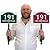 SmartSign 7 x 10 inch Custom House Address Yard Sign with 18 inch Stake (Dome Design), 40 mil Reflective Rustproof Aluminum With UV-Proof Overcoat, Choose Color, Set of 1, Made in USA