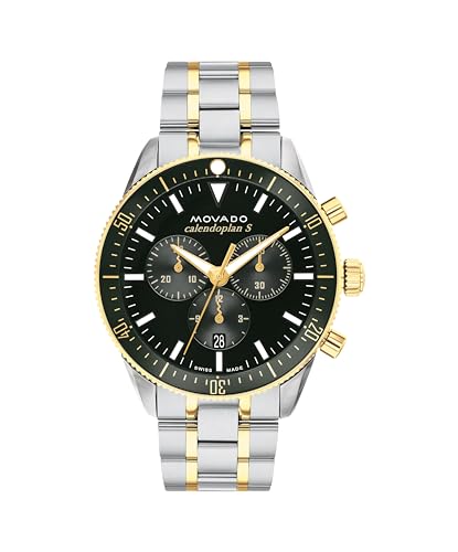 Image of Movado Heritage Series Calendoplan S Men's Chronograph Watch, Swiss Quartz, 42mm