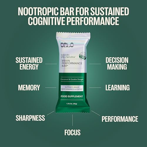 ORLO Brain Performance Bar barra vegana de proteína 12 unidades miniatura 3