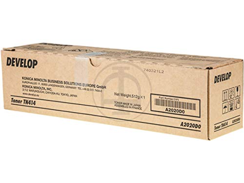 Toner TN-414 original noir Develop cartouche de rechange haute capacité 25000 pages