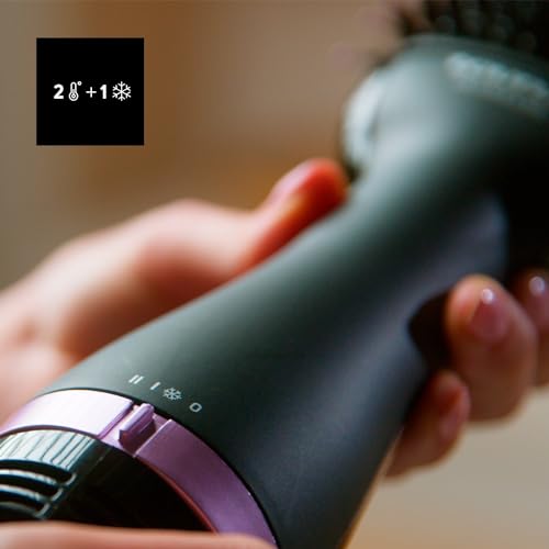 Taurus – Cepillo de Aire Moldeador Voluminizador Air Wave Ionic, Secador con Peine, 1200W, Iónico, Cerámico, 3 Velocidades y Temperaturas, Cerdas Finas y Gruesas, Mango Ergonómico, Punta Fría - imagen 3