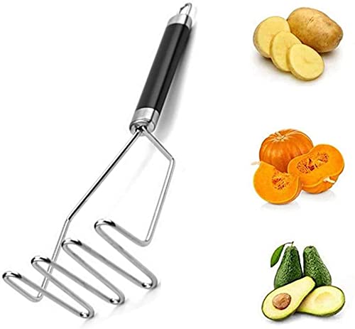 Kartoffelpresse Manuelle Edelstahl Kartoffelpresse Werkzeug für Kartoffeln und Früchte, Antihaft-Küchenzubehör