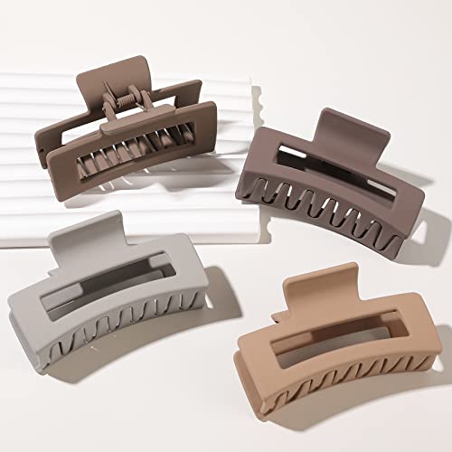 Pinzas para el cabello mujer pinzas grandes garra rectangular 2