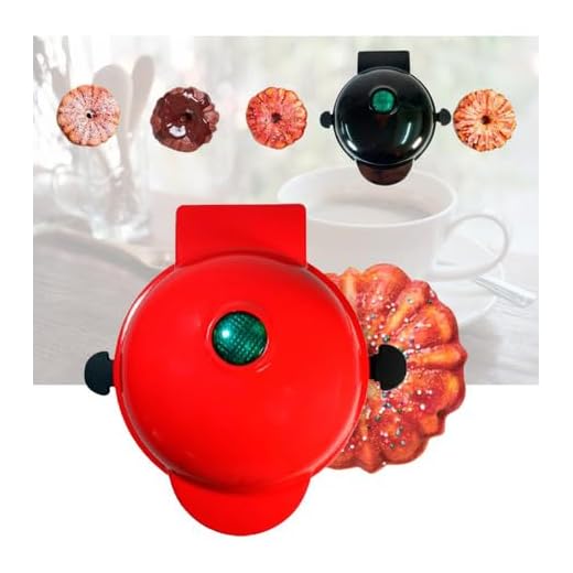 Máquina de Fazer Bolos Doces Waffle Rosquinhas Donuts Assadeira Mini Bundt Cake Maker Premium