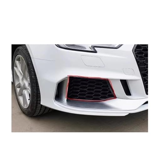 OZPXIHCZ Body Kit Front Fog Lamp Frame Compatible For Audi A3 S3 RS3 17-20 Front Bumper Botton Grille Car Accessories(Right)