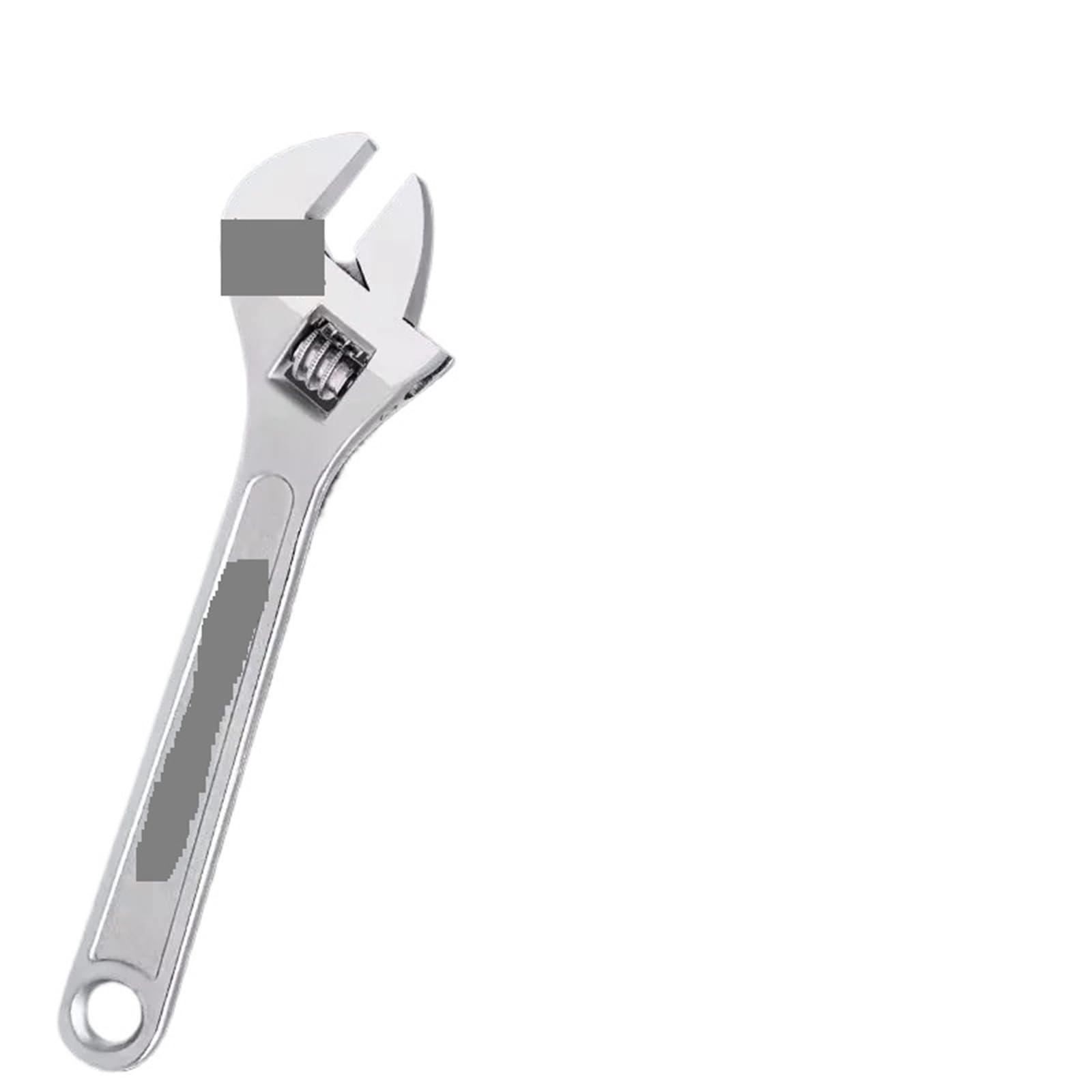Rrypbovg 6Inch Adjustable Wrench Adjustable Wrench Large Openin Long Handle Universal Spanner Clamp Steel Mechanical Workshop(6Inch)